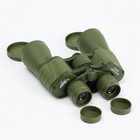 Бинокль «Военный» Мастер К, 20×50, с чехлом, цвет болотный - Фото 4