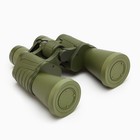 Бинокль «Военный» Мастер К, 20×50, с чехлом, цвет болотный - Фото 8