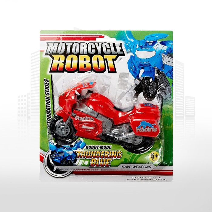 Робот «Мотоцикл», трансформируется, цвета МИКС - фото 1908508049