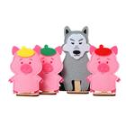 Пальчиковый театр «Три поросёнка» фигурки, без домиков - Фото 1