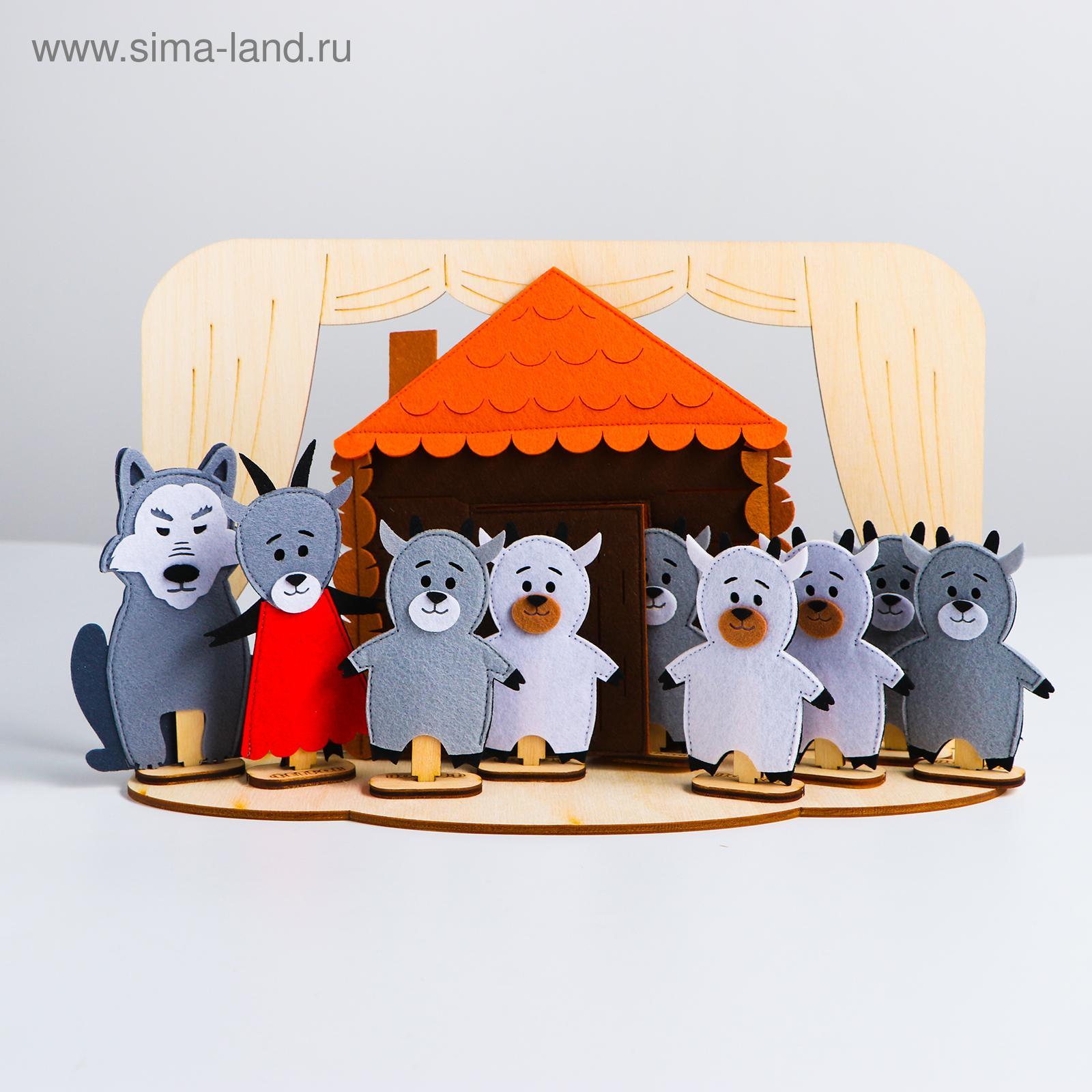 Магнитный театр «Волк и семеро козлят» Vladi Toys (VT3206-23)