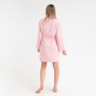Халат махровый женский «Экономь и Я», размер 42-44, 100% хлопок, 320 г/м², нежно-розовый - Фото 9