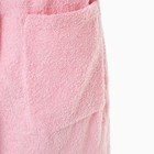 Халат махровый женский «Экономь и Я», размер 42-44, 100% хлопок, 320 г/м², нежно-розовый - Фото 14