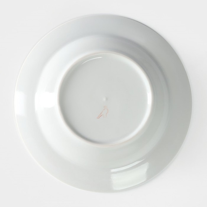 Набор посуды фарфоровой «Зоопарк»», 3 предмета: тарелка d=20 см, салатник d=19,8 см, кружка 200 мл - фото 1907049957