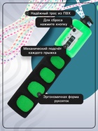 Скакалка спортивная ONLYTOP, 2.7 м, регулируемая, со счётчиком, цвет МИКС - Фото 2