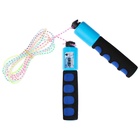 Скакалка спортивная ONLYTOP, 2.7 м, регулируемая, со счётчиком, цвет МИКС - Фото 11