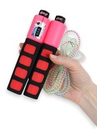 Скакалка спортивная ONLYTOP, 2.7 м, регулируемая, со счётчиком, цвет МИКС - Фото 9