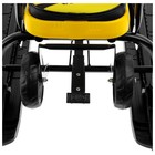 Снегокат с колёсами «Тимка спорт 6» Winter sport, ТС6/WS, с родительской ручкой, со спинкой и ремнём безопасности, цвет жёлтый/чёрный - Фото 8