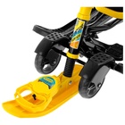 Снегокат «Тимка спорт 6» Winter sport, со спинкой, с родительской ручкой, жёлтый, чёрный, ТС6/WS Nika Kids - Фото 10