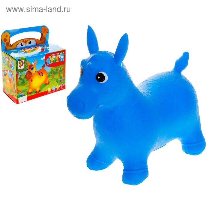 Попрыгун «Лошадка», h=50 см,1500 г, до 50 кг, МИКС - Фото 1