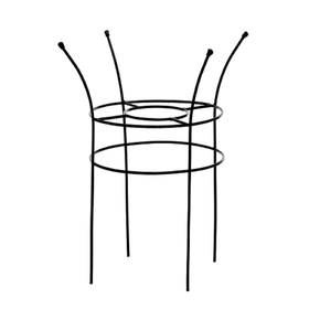 Опора для растений, d = 60 см, h = 68 см, металл, чёрная