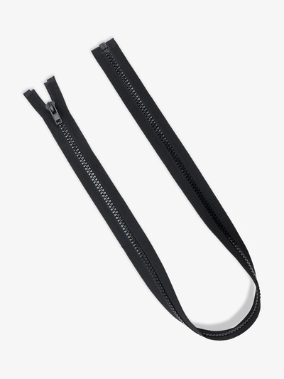 Молния «Трактор», №8, разъёмная, замок автомат, 90 см, чёрная