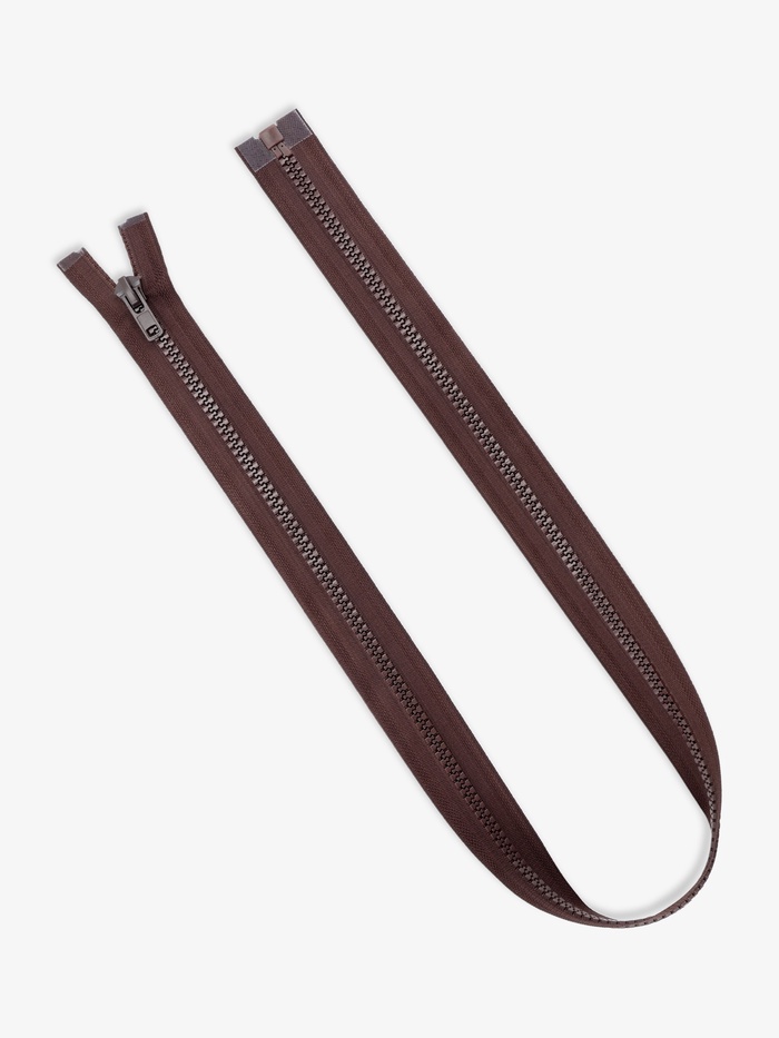 Молния «Трактор», №8, разъёмная, замок автомат, 90 см, коричневая - Фото 1