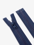 Молния «Трактор», №8, разъёмная, замок автомат, 100 см, тёмно-синяя - Фото 3