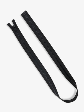 Молния «Трактор», №8, разъёмная, замок автомат, 110 см, чёрная (комплект 10 шт)