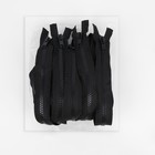 Молния «Трактор», №8, разъёмная, замок автомат, 110 см, чёрная - Фото 3