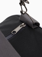 Сумка спортивная на молнии, без подкладки, длинный ремень, средний размер, цвет чёрный/серый - Фото 6