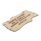 Табличка Веник в бане не помеха 30х11 см - Фото 2