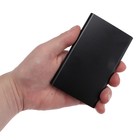 Внешний аккумулятор Luazon PB-17, 4000 мАч, USB, 1 А, индикатор, тонкий корпус, металл, чёрный - Фото 7