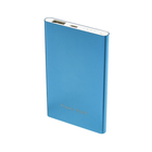 Внешний аккумулятор Luazon PB-19, 4000 мАч, USB, 1 А, индикатор, металл, синий - Фото 2