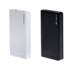 Внешний аккумулятор Luazon PB-01, 7200 мАч, 2 USB, 1/2.1 А, фонарик, белый - фото 51449676