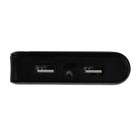 Внешний аккумулятор Luazon PB-01, 7200 мАч, 2 USB, 1/2.1 А, фонарик, чёрный - Фото 7