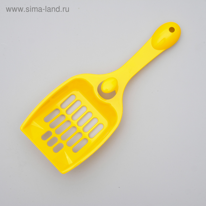 Совок для кошачьего туалета "Айша", желтый - Фото 1