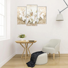 Модульная картина "Белые лилии" (2-25х50, 30х60см) 60х80 см - Фото 4