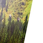 Модульная картина "Лесное озеро в горах" (2-25х50, 2-25х67, 25х80 см) 80х140 см - Фото 2