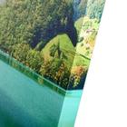 Картина модульная на подрамнике  "Горное озеро" (2-25х50, 30х60см) 80х60 см - фото 9835559
