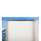 Картина модульная на подрамнике  "Горное озеро" (2-25х50, 30х60см) 80х60 см - Фото 3