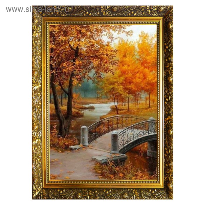 Алмазная мозаика «Краски осени» 29,5×20,5 см, 25 цветов - Фото 1