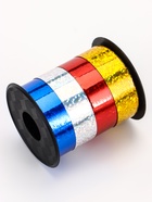 Лента упаковочная голография, для декора и подарков, МИКС 4 цвета, 1.2 см × 3 м - Фото 3