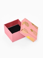 Коробочка подарочная под кольцо, серьги «Ананасы», 5×5 см, (размер полезной части 4.5×4.5 см), МИКС - Фото 3