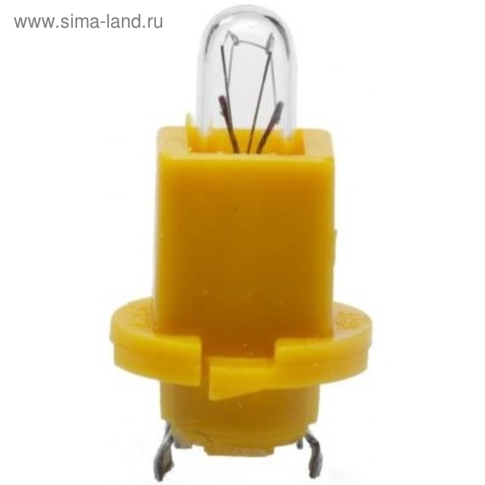 Лампа автомобильная Narva Yellow (EBS-R4), BAX, 24 В, 1.2 Вт, (B8,0-12), 17022