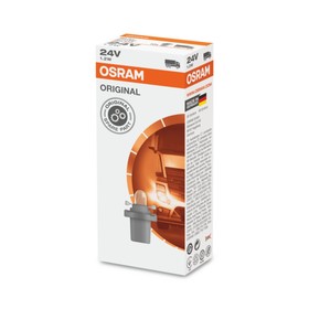Лампа автомобильная Osram Grey, BAX, 24 В, 1.2 Вт, (B8,5d), 2741MF