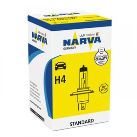 Лампа автомобильная Narva Rally, H4, 24 В, 100/90 Вт, 48991