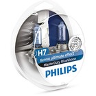 Лампа автомобильная Philips MasterDuty BlueVision, H7, 24 В, 70 Вт, 2 шт, 13972MDBVS2 - фото 295985