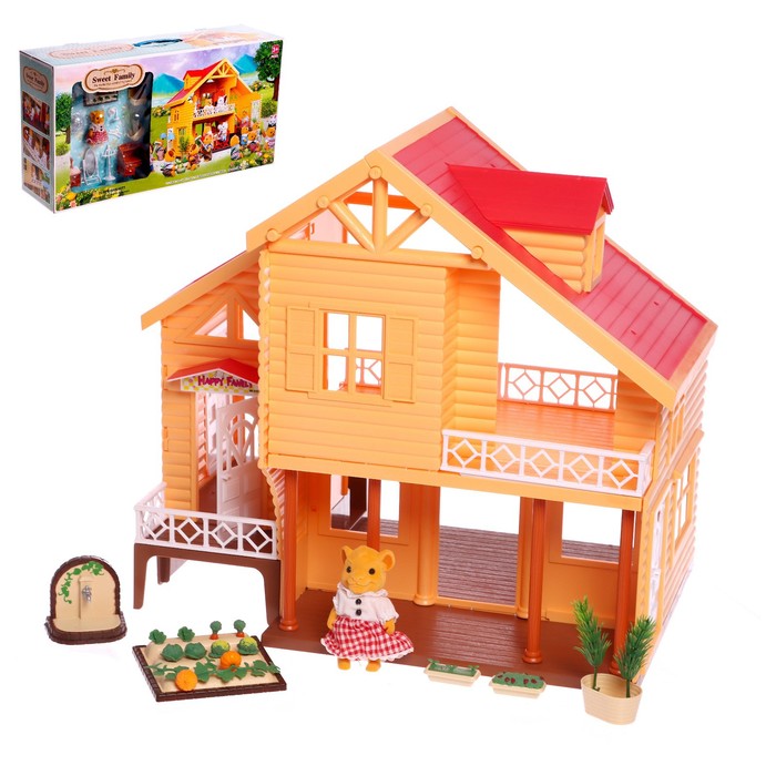 Дом-дача для зверей, с мебелью и аксессуарами - Фото 1