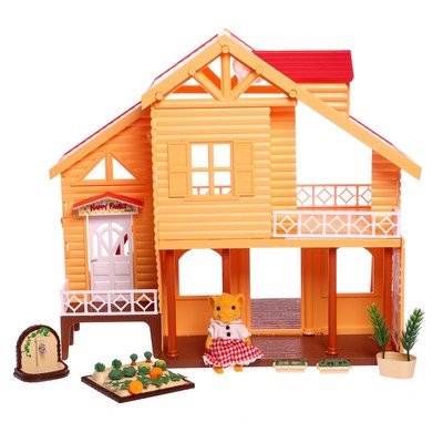 Дом-дача для зверей, с мебелью и аксессуарами