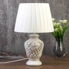 Лампа настольная 7555107TL/1 E14 40 Вт белый 24×24×38.5 см RISALUX - Фото 1