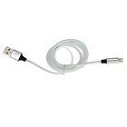 Кабель Maverick Textile & Metall C1, USB - Lightning, 2 А, 1.2 м, белый - Фото 2
