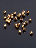 Кримп (зажимная бусина) СМ-369 (набор 30 шт.), 2.4 мм, цвет золото - Фото 4