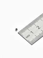 Кримп (зажимная бусина) СМ-378 (набор 30 шт.), 2.4 мм, цвет серебро - Фото 2