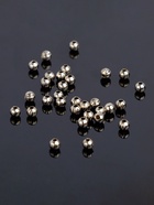 Кримп (зажимная бусина) СМ-379 (набор 30 шт.), 3.2 мм, цвет серебро - Фото 4