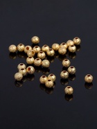 Кримп - зажимная бусина СМ-434-1, набор 30 шт. 4 мм, цвет золото - Фото 4