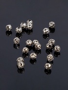 Кримп - зажимная бусина СМ-393, набор 20 шт. 4 мм, цвет серебро - Фото 4