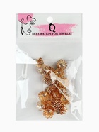 Шапочки для бусин (набор 30 шт.) СМ-027, 4×10 мм, цвет золото - Фото 3