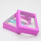 Коробка с окном, сиреневая, 18 х 15 х 5 см - Фото 1