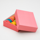 Коробка сборная без печати крышка-дно ,розовая, без окна 18 х 15 х 5 см - фото 321686770